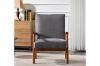 Picture of [FLOOR MODEL CLEARANCE] BARNHOUSE Velvet Armchair (Grey)