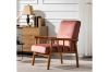 Picture of [FLOOR MODEL CLEARANCE] BARNHOUSE Velvet Armchair (Rose)