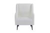 Picture of [FLOOR MODEL CLEARANCE] SILAS Lounge Chair Metal Legs (White)