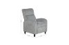 Picture of [FLOOR MODEL CLEARANCE] AMINAH Push-Back Reclining Velvet Chair (Light Grey)