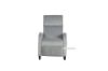 Picture of [FLOOR MODEL CLEARANCE] AMINAH Push-Back Reclining Velvet Chair (Light Grey)