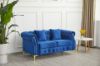 Picture of [FLOOR MODEL CLEARANCE] BONA 2-Seater Velvet Sofa Range (Blue)