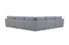 Picture of [FLOOR MODEL CLEARANCE] SPLENDOR Feather Filled Fabric Corner Sofa (Light Grey)