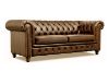 Picture of WILLIFORD 3/2 Seater 100% Genuine Leather Chesterfield Sofa Range (Tobacco)