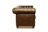 Picture of WILLIFORD 3/2 Seater 100% Genuine Leather Chesterfield Sofa Range (Tobacco)