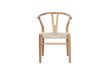 Picture of WISHBONE Solid Wood Y Replica Chair (Natural)