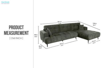 Picture of LAWTON Fabric Sectional Sofa