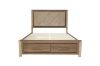 Picture of MERMAID Upholstered Bed Frame with Storage in Queen Size