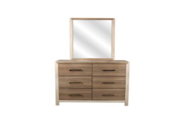 Picture of MERMAID 6-Drawer Dresser with Mirror