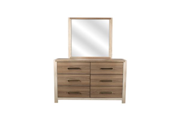 Picture of MERMAID 6-Drawer Dresser with Mirror