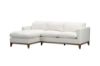 Picture of [FLOOR MODEL CLEARANCE] VENICE Feather Filled Fabric Sectional Sofa (White)