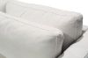 Picture of [FLOOR MODEL CLEARANCE] VENICE Feather Filled Fabric Sectional Sofa (White)