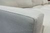 Picture of [FLOOR MODEL CLEARANCE] VENICE Feather Filled Fabric Sectional Sofa (White)