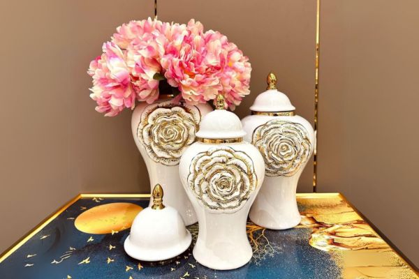 Picture of YARRA Ceramic Ginger Flower Vase