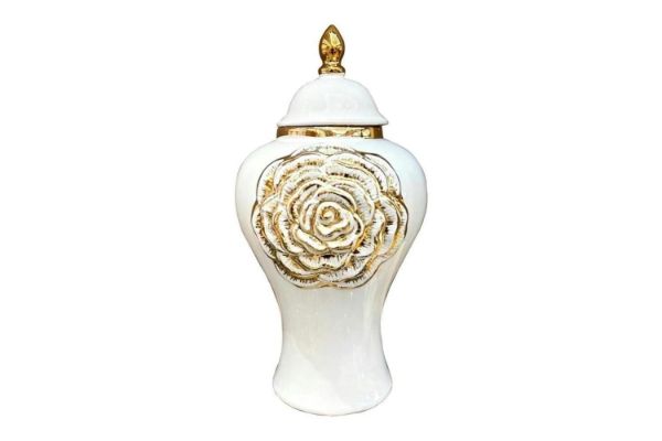 Picture of YARRA Ceramic Ginger Flower Vase - Small