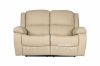 Picture of [FLOOR MODEL CLEARANCE] BRIGHTON  3 Seat with 2 Reclining Air Leather Sofa Range (Beige)