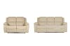 Picture of [FLOOR MODEL CLEARANCE] BRIGHTON  3 Seat with 2 Reclining Air Leather Sofa Range (Beige)