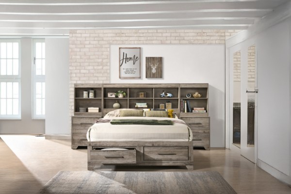 Picture of AGILENT 3PC Bedroom Combo Set with Side Pier in Queen Size