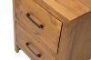 Picture of BAYARD 2-Drawer Solid Pine Wood Bedside Table