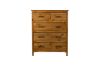 Picture of BAYARD 5-Drawer Solid Pine Wood Tallboy