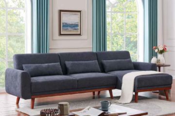 Picture of TARA Fabric Reversible Sectional Sofa Bed