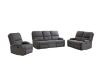 Picture of ALITA Fabric  Reclining Sofa Range with Drop Down Console and Cup Holder