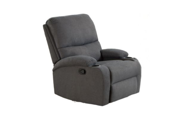 Picture of ALITA Fabric  Reclining Sofa Range with Drop Down Console and Cup Holder - 1R