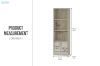 Picture of MOOK 180x57cm 3-Tier Bookshelf