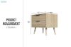 Picture of EBERN 2-Drawer Bedside Table