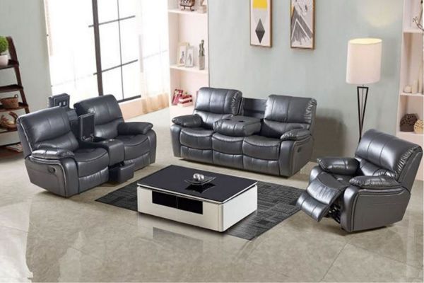 Picture of PASADENA Reclining Sofa (Grey) - 3RRC+2RRC+1R Set