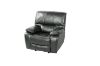 Picture of PASADENA Reclining Sofa Range in Air Leather (Grey)