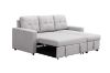 Picture of HARTFIELD Reversible Corner Sofa/Sofa Bed with Storage (Grey)