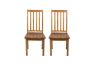 Picture of BAYARD Solid Pine Wood Dining Chair (Light Walnut)