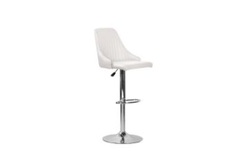 Picture of LIZ Adjustable Swivel Gas Lift Bar Stool (White)