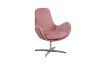 Picture of LESA Swirl Velvet Lounge Chair (Pink)