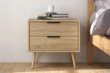 Picture of EBERN 2-Drawer Bedside Table