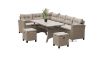 Picture of ALBANY Sectional Outdoor Dining Wicker Sofa Set