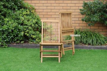 Picture of BALI Solid Teak Foldable Chair - Set of 2