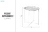 Picture of AZUMI Removable Tray Side Table (White)