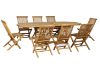 Picture of BALI 1.6M-2.4M Solid Teak Wood Extendable Outdoor Dining Set (7PC/9PC)