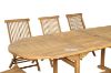 Picture of BALI 1.6M-2.4M Solid Teak Wood Extendable Outdoor Dining Set (7PC/9PC)