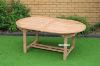 Picture of BALI 7PC Solid Teak Oval Dining Set - 1.6M - 2.4M Table