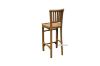 Picture of BALI Solid Teak Wood Outdoor Bar Chair