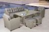 Picture of ALBANY 3+1+1 Seater Wicker Outdoor Dining Sofa Set