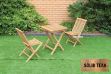 Picture of BALI Solid Teak Wood 3PC Outdoor Dining Set (D60 Table)