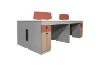 Picture of FOCUS Office System 4-Seater Desk with Cabinets