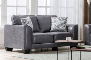 Picture of CAMILLA Air Leather Sofa Range (Grey) - 2 Seater