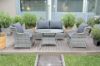 Picture of BARCELONA 4PC Aluminium Outdoor Lounge & Dining Set