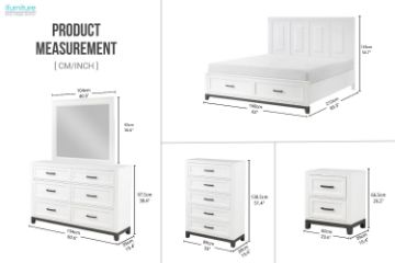 Picture of CLOUDLAND 4PC/5PC/6PC Bedroom Combo in Queen Size