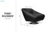 Picture of TRISHA 360° Swivel Lounge Chair (Black)